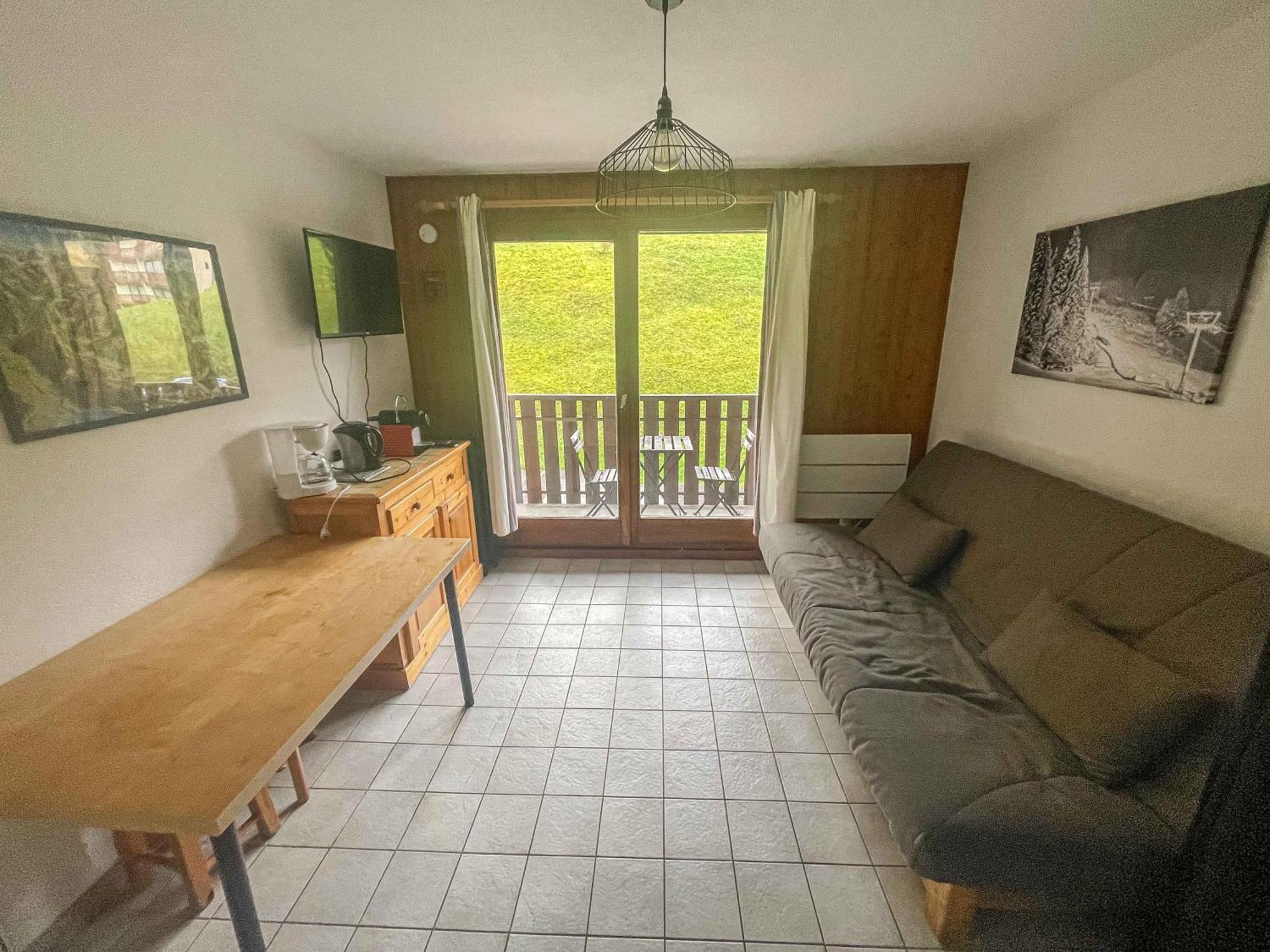Joli Studio 4 Pers 30M Des Pistes Balcon Plein Sud Au Pieds Des Pistes B27- Draps Non Compris Saint-Jean-d'Aulps Exterior photo